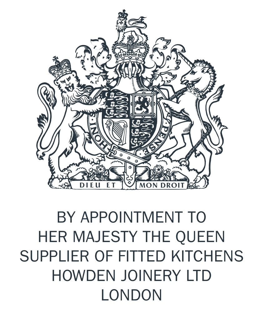 By Appointment to Her Majesty The Queen - Supplier of Fitted Kitchens - Howden Joinery Ltd London